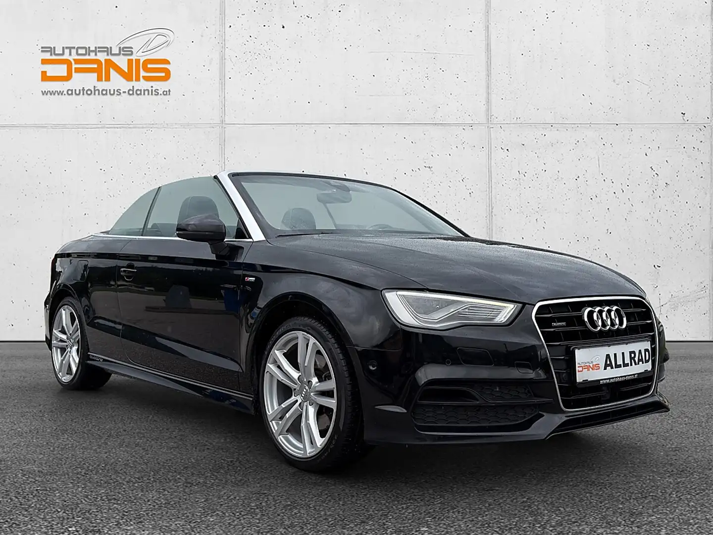 Audi A3 Cabriolet 2,0 TDI quattro S-line S-tronic Leder... Schwarz - 2