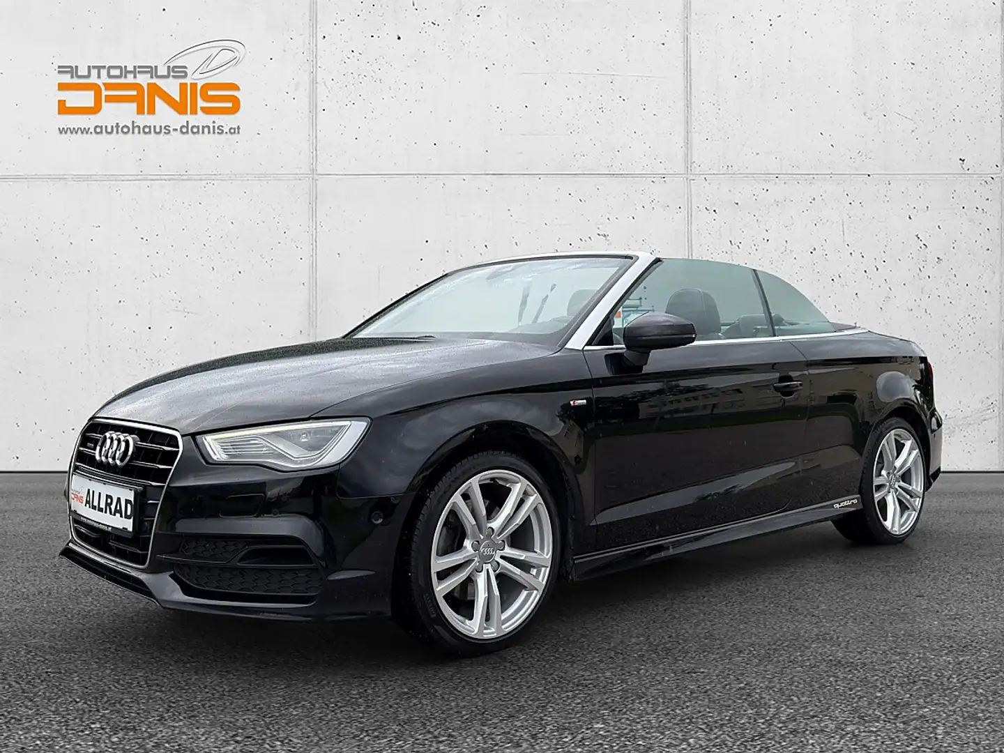 Audi A3 Cabriolet 2,0 TDI quattro S-line S-tronic Leder... Schwarz - 1