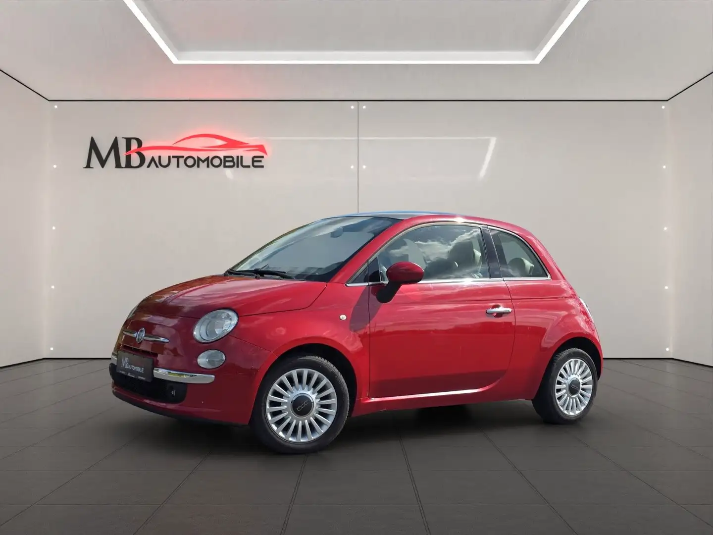 Fiat 500 *2-HAND*MP3*BLUETOOTH*PANNO* Rojo - 1