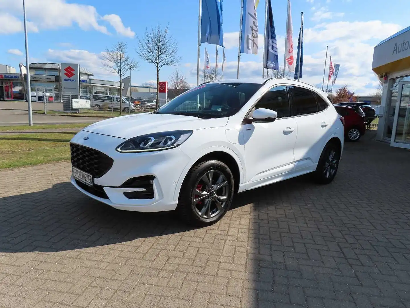 Ford Kuga PHEV ST-LINE   NAVI+LED+RFK+ACC+SHZ+TWA+AHK Weiß - 2