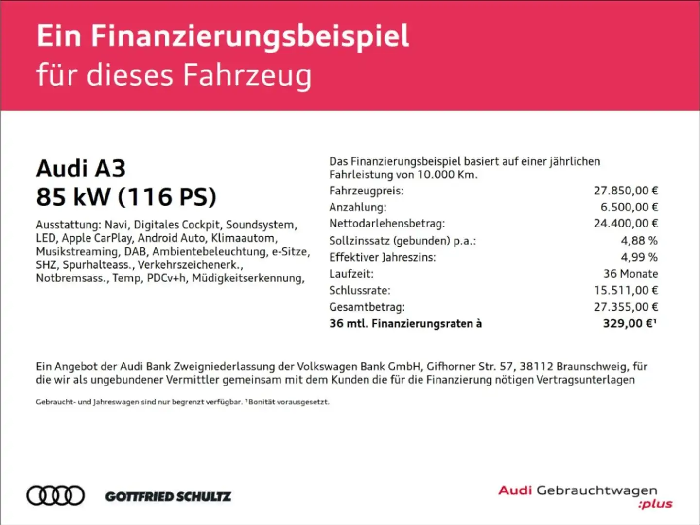 Audi A3 Sportback 30 TFSI advanced MMI VIRTUAL PDC Weiß - 2