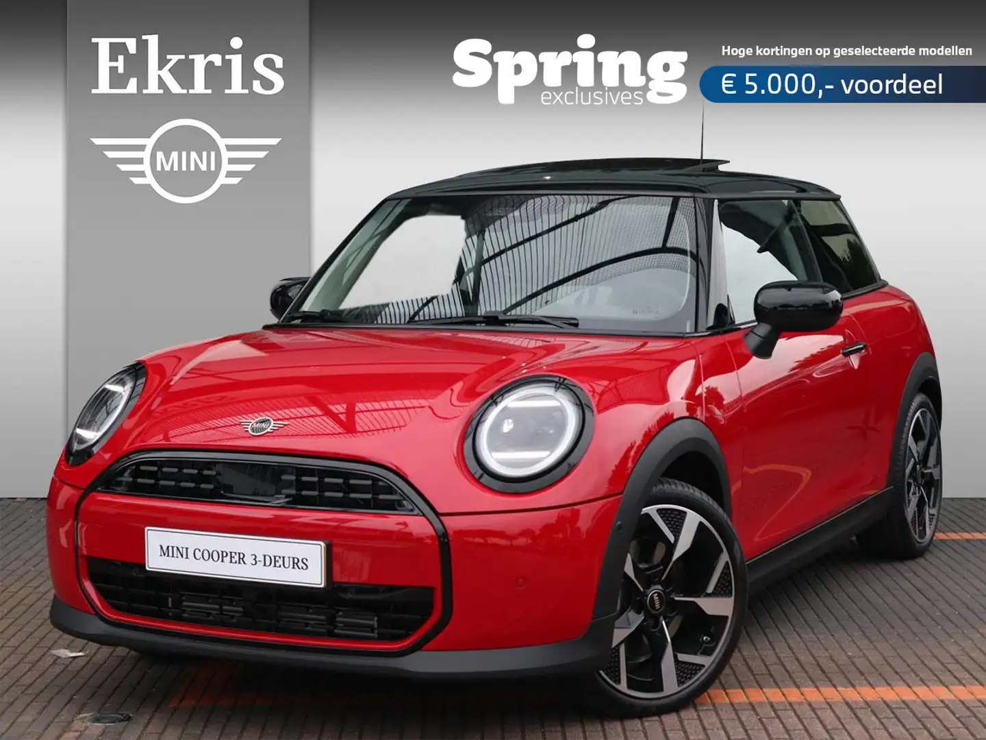 MINI Cooper C 3-deurs | Classic Trim + Package M | Easter Rood - 1