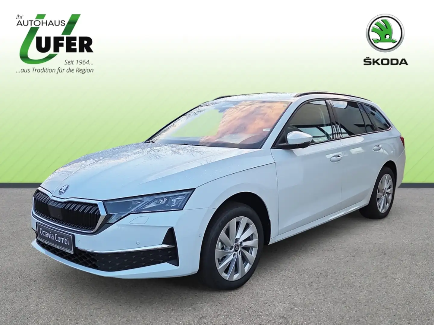 Skoda Octavia Combi 1.5 TSI mHEV 110 kW HeadUp 360° ACC Weiß - 1