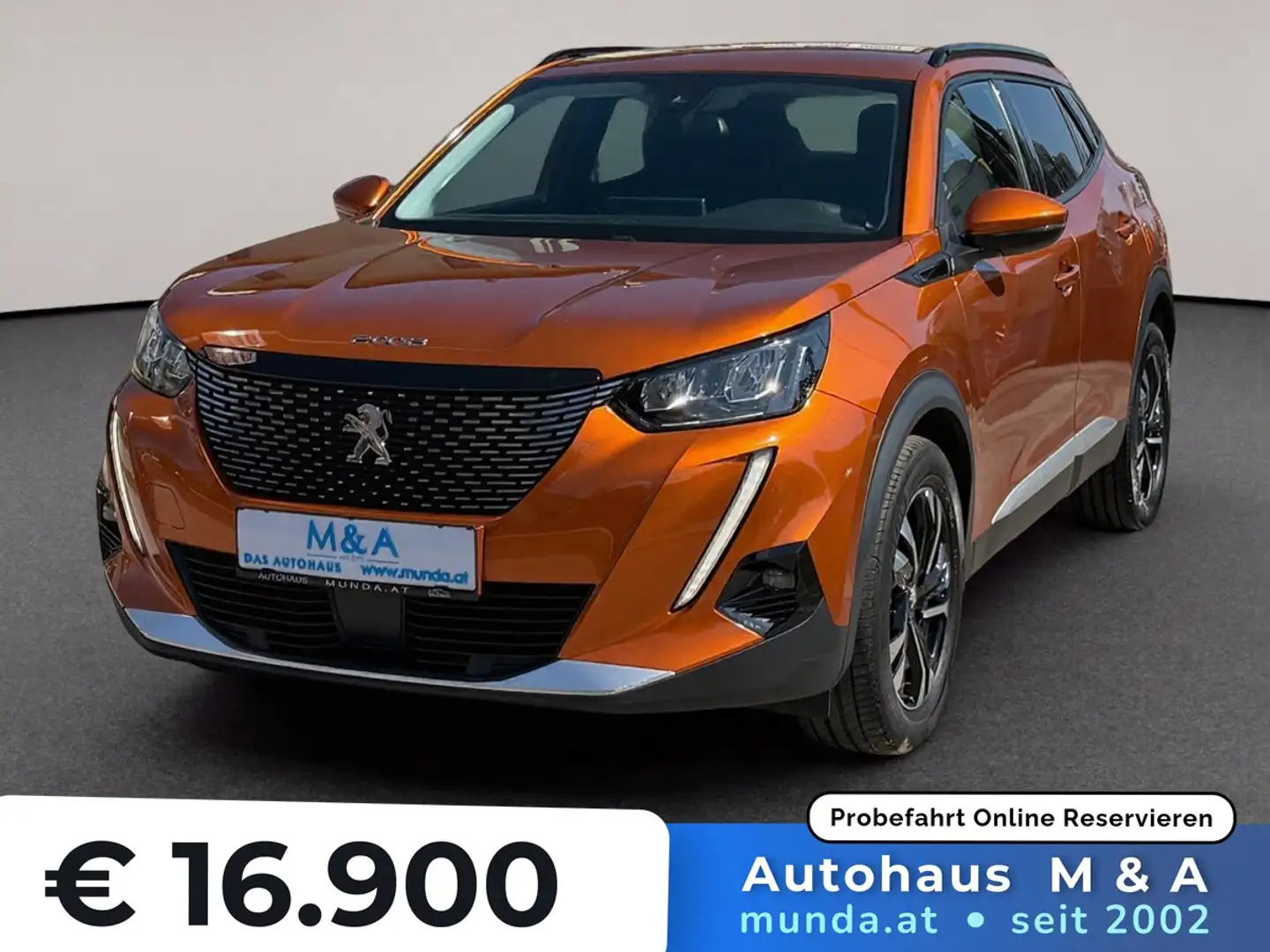 Peugeot 2008 1.2 Allure Pack /Erstbesitz/Automatik/Garantie Orange - 1