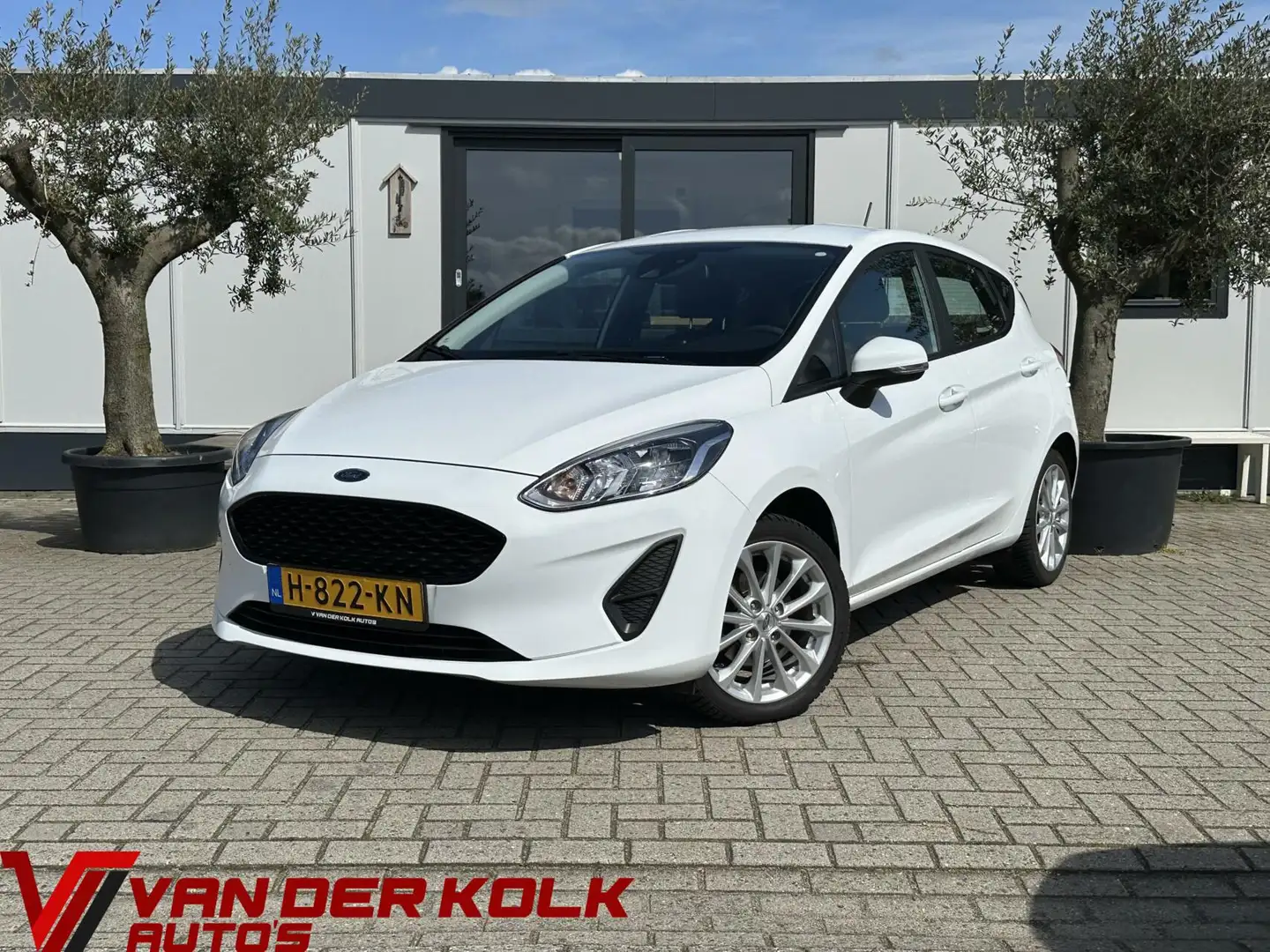 Ford Fiesta 1.0 EcoBoost Navigatie Carplay Airco Cruise Wit - 1