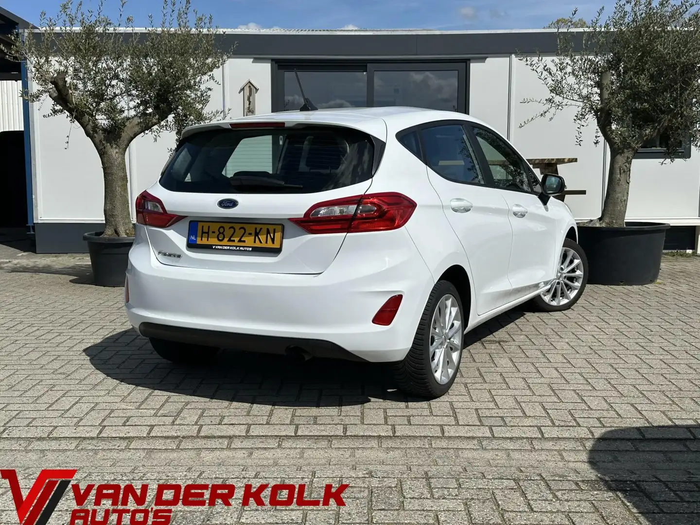 Ford Fiesta 1.0 EcoBoost Navigatie Carplay Airco Cruise Wit - 2