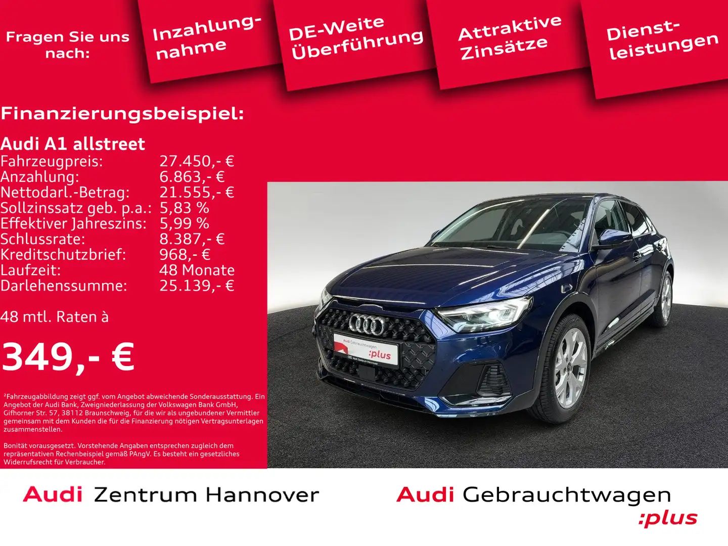 Audi A1 35 TFSI ACC LED virtual Navi Keyles Bleu - 2