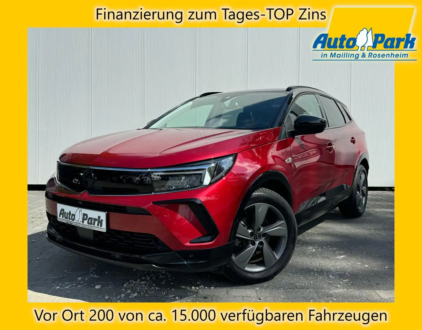 Opel Grandland GS AT8 LR+WS+SHZ~RKam~2xPDC~18"LM~NAVI Piros - 1
