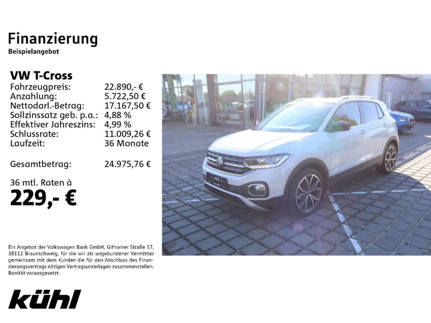 Volkswagen T-Cross 1.0 TSI DSG OPF Style Gris - 2