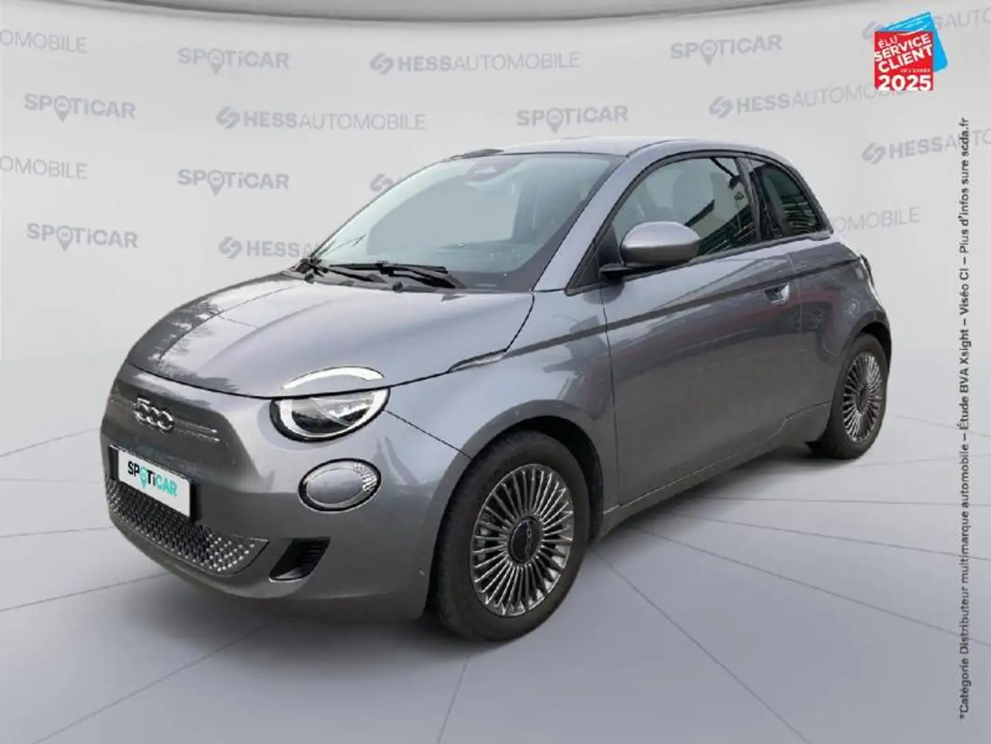 Fiat 500e e 118ch Icône Gris - 1