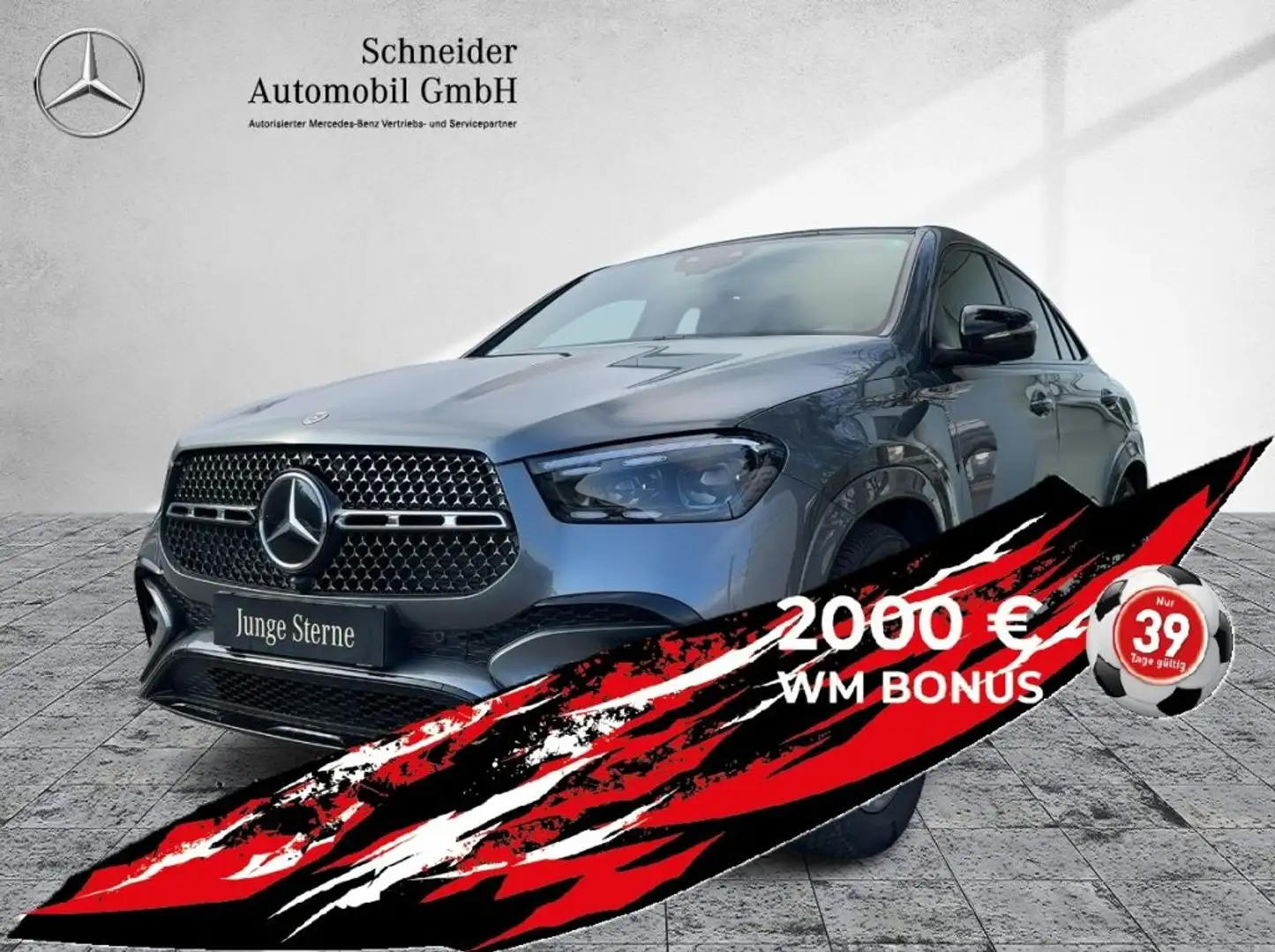 Mercedes-Benz GLE 350 de 4MATIC Coupé ACC W-Paket Sport S-Sitz Grau - 2