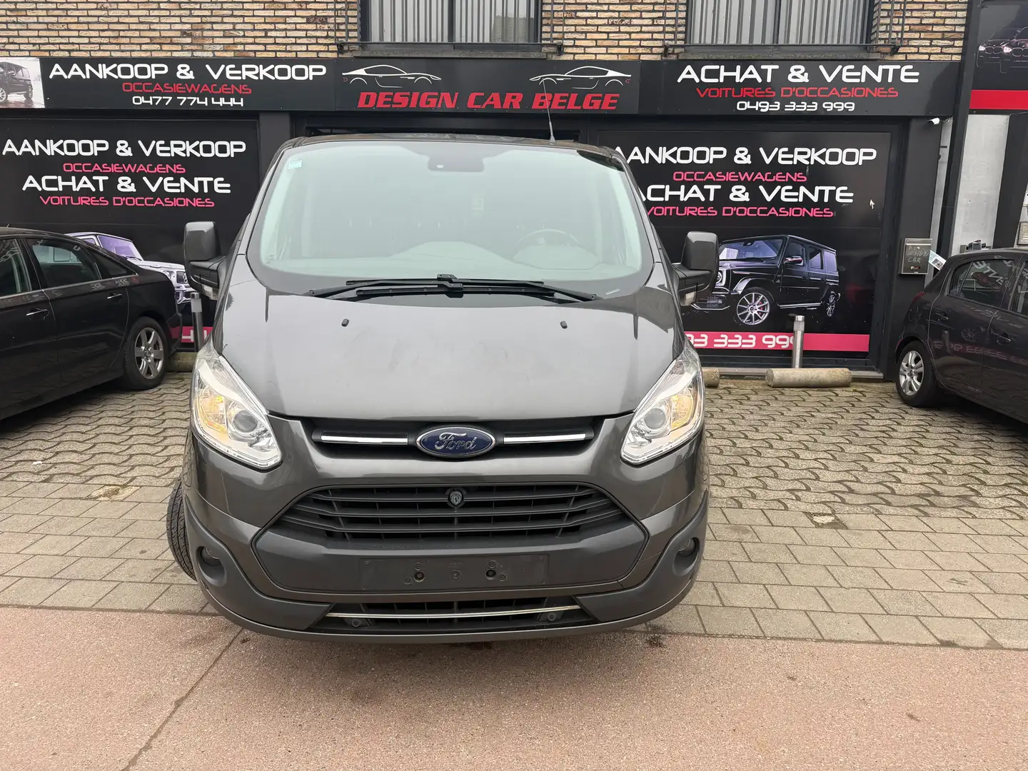 Ford Transit Custom Lang Chassi 6Place*Boite Automatique*Netto 16942* Gris - 2