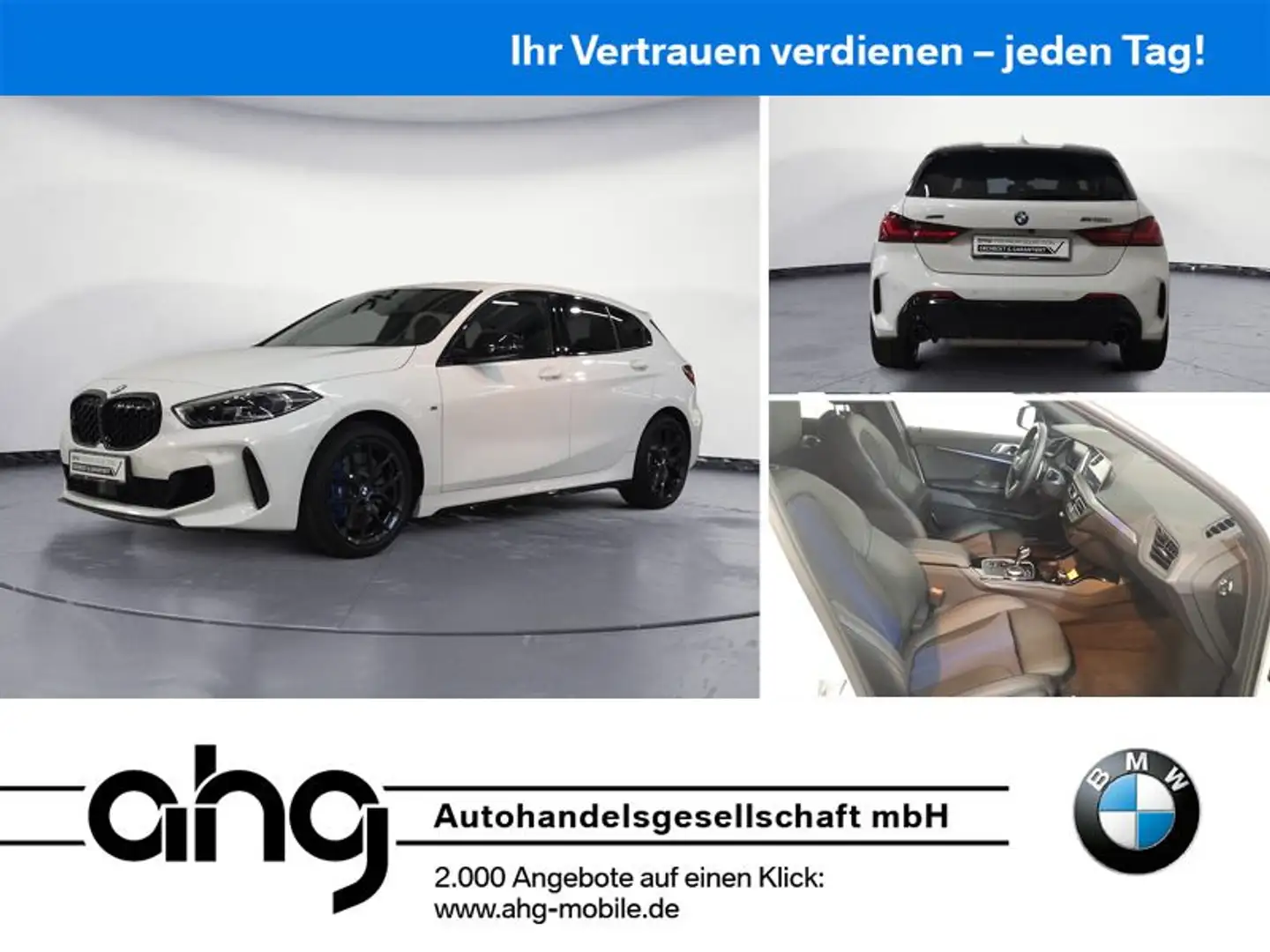 BMW 135 i xDrive M Performance 18' Comfort Paket Bianco - 1