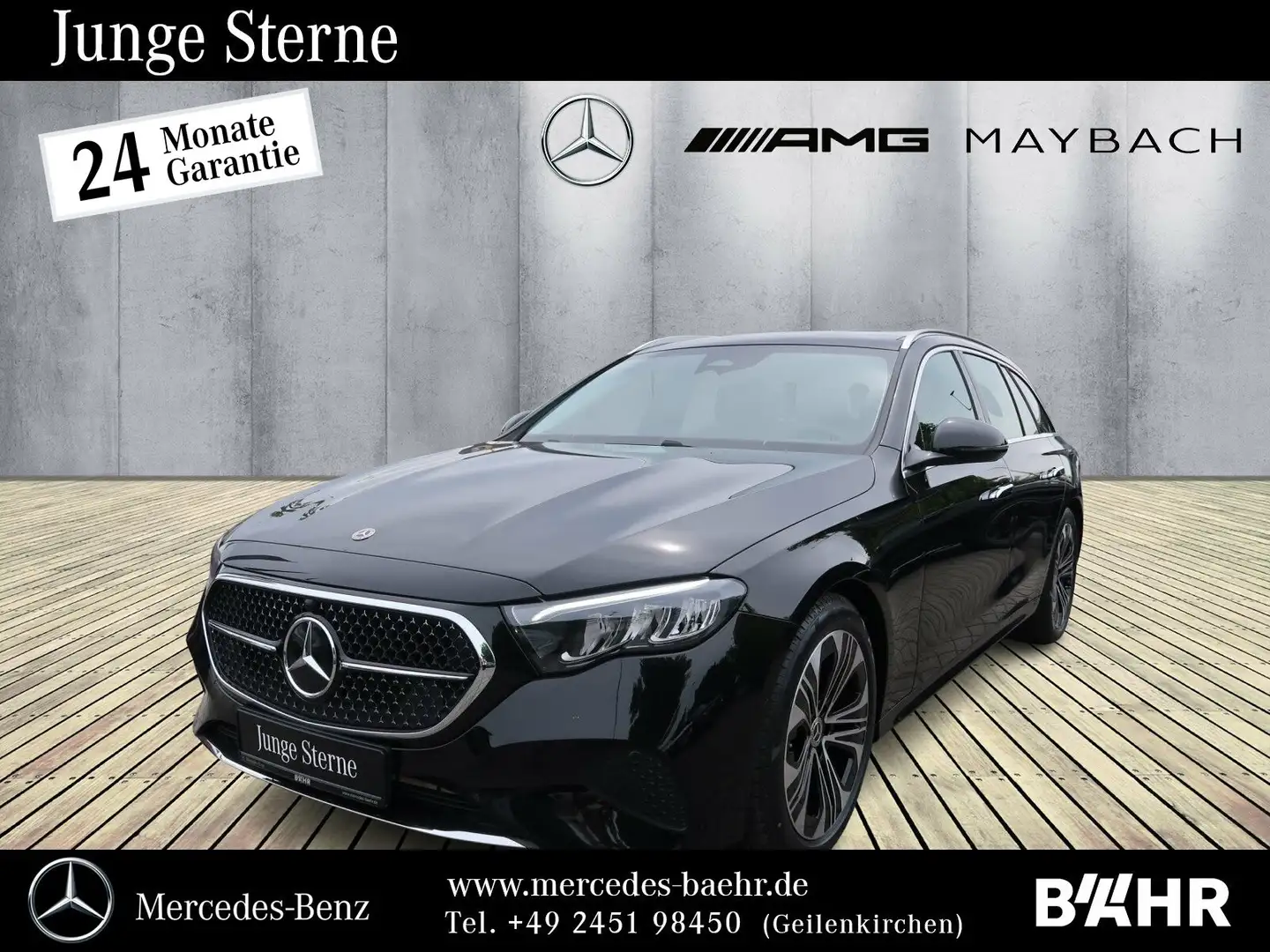 Mercedes-Benz E 220 E 220 d T Avantgarde/MBUX-Navi/LED/AHK/Pano/RFK Schwarz - 1