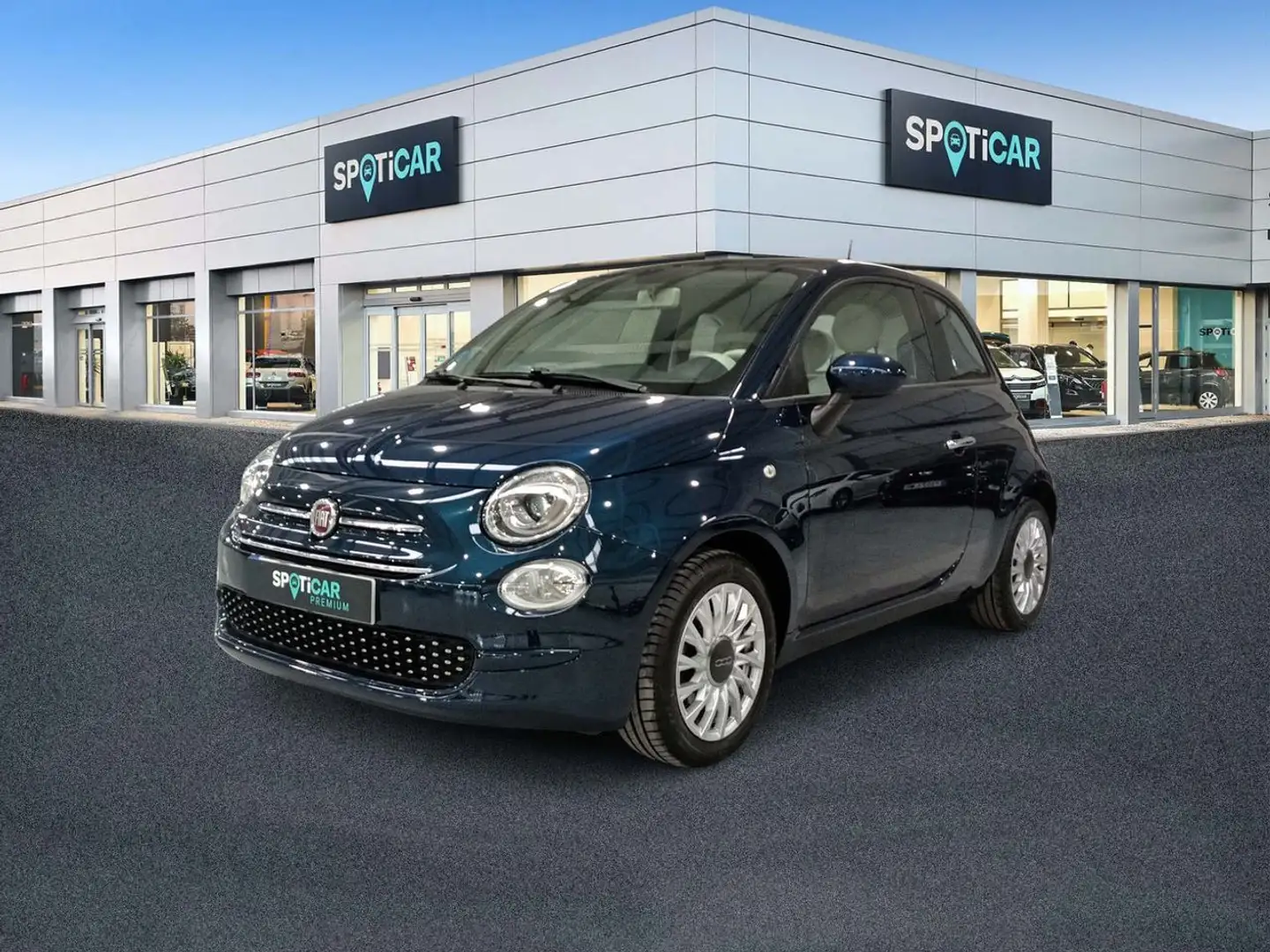 Fiat 500 Lounge 1.0 6v GSE 52KW (70 CV) Blauw - 1