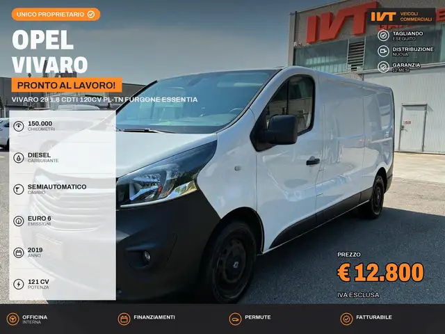 Opel Vivaro Vivaro 29 1.6 CDTI 120CV PL-TN Furgone Essentia
