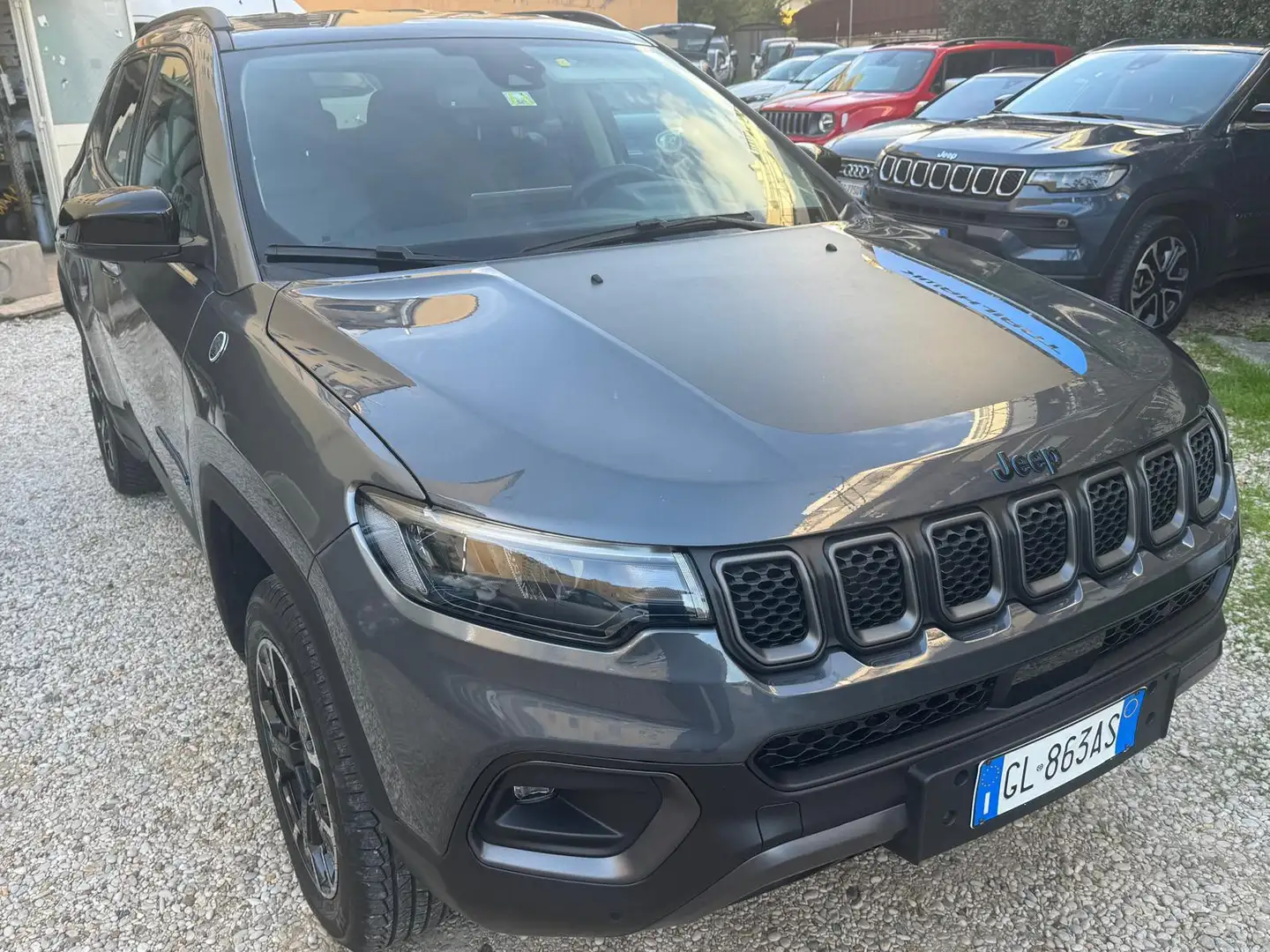 Jeep Compass Compass II 2022 1.3 turbo  Trailhawk 4xe auto Gris - 2