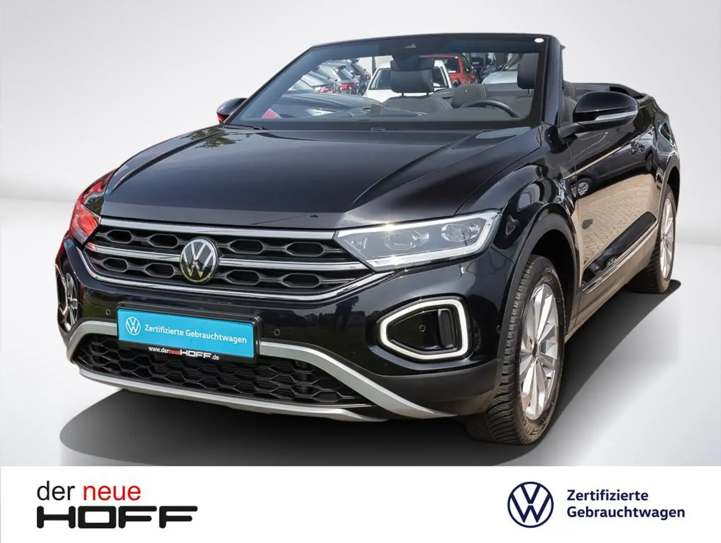 Volkswagen T-Roc Cabriolet 1.0 TSI Style LED Kamera Winterpaket All Schwarz - 1