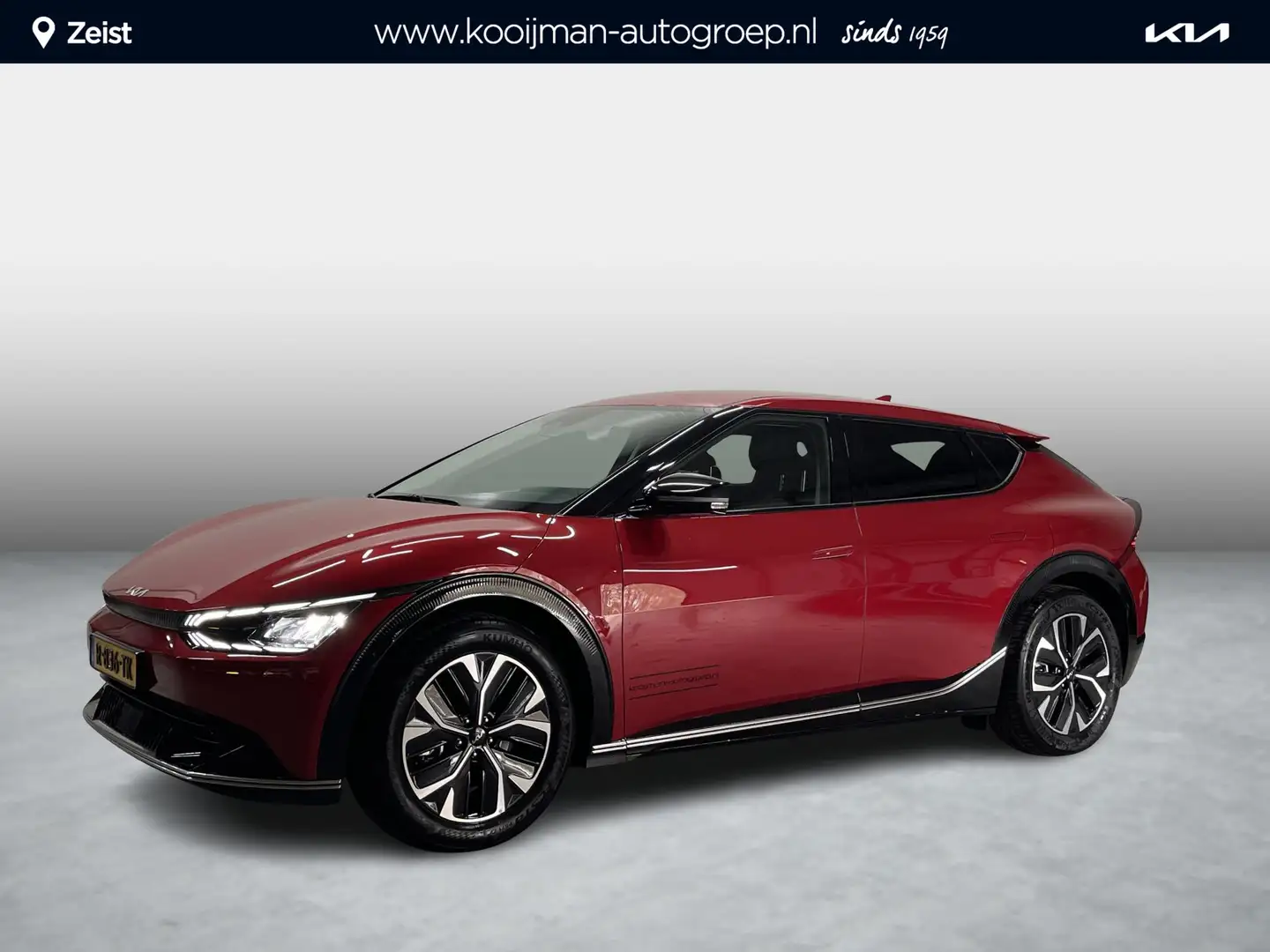 Kia EV6 Plus 77,4 kWh Stoelverwarming v&a, Camera, Navigat Rouge - 1