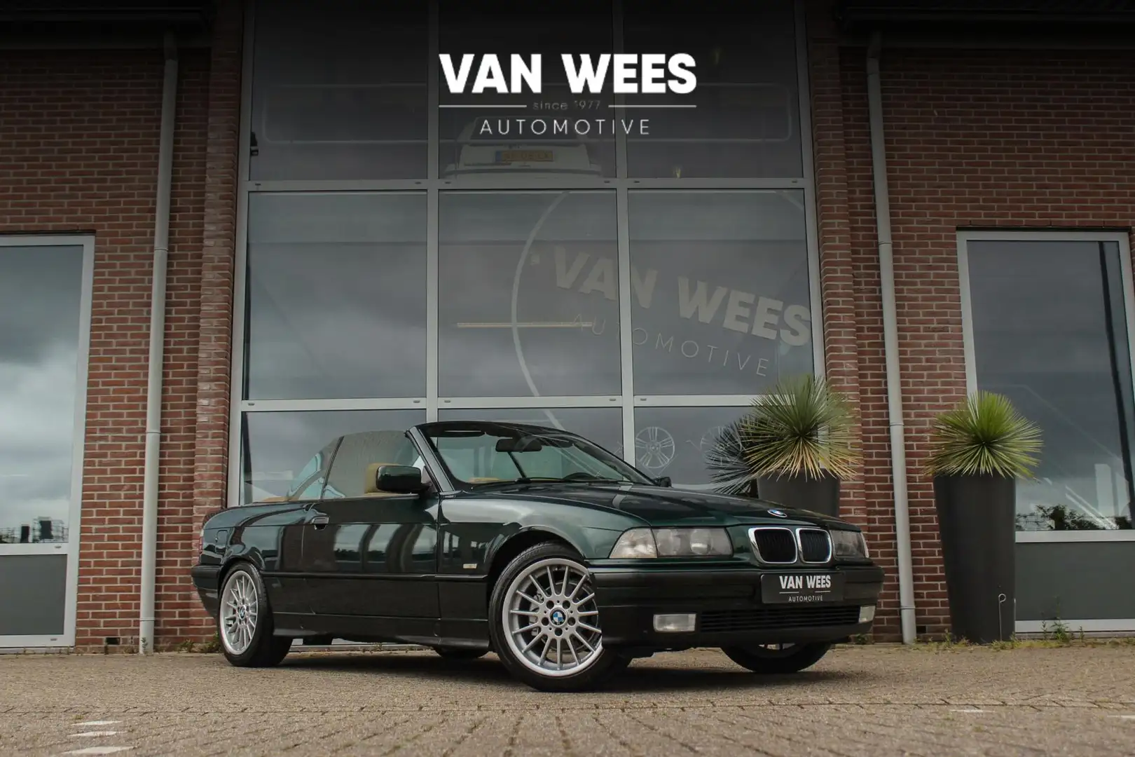 BMW 320 3-serie Cabrio 320i E36 Executive | NL auto | 6 ci Groen - 1