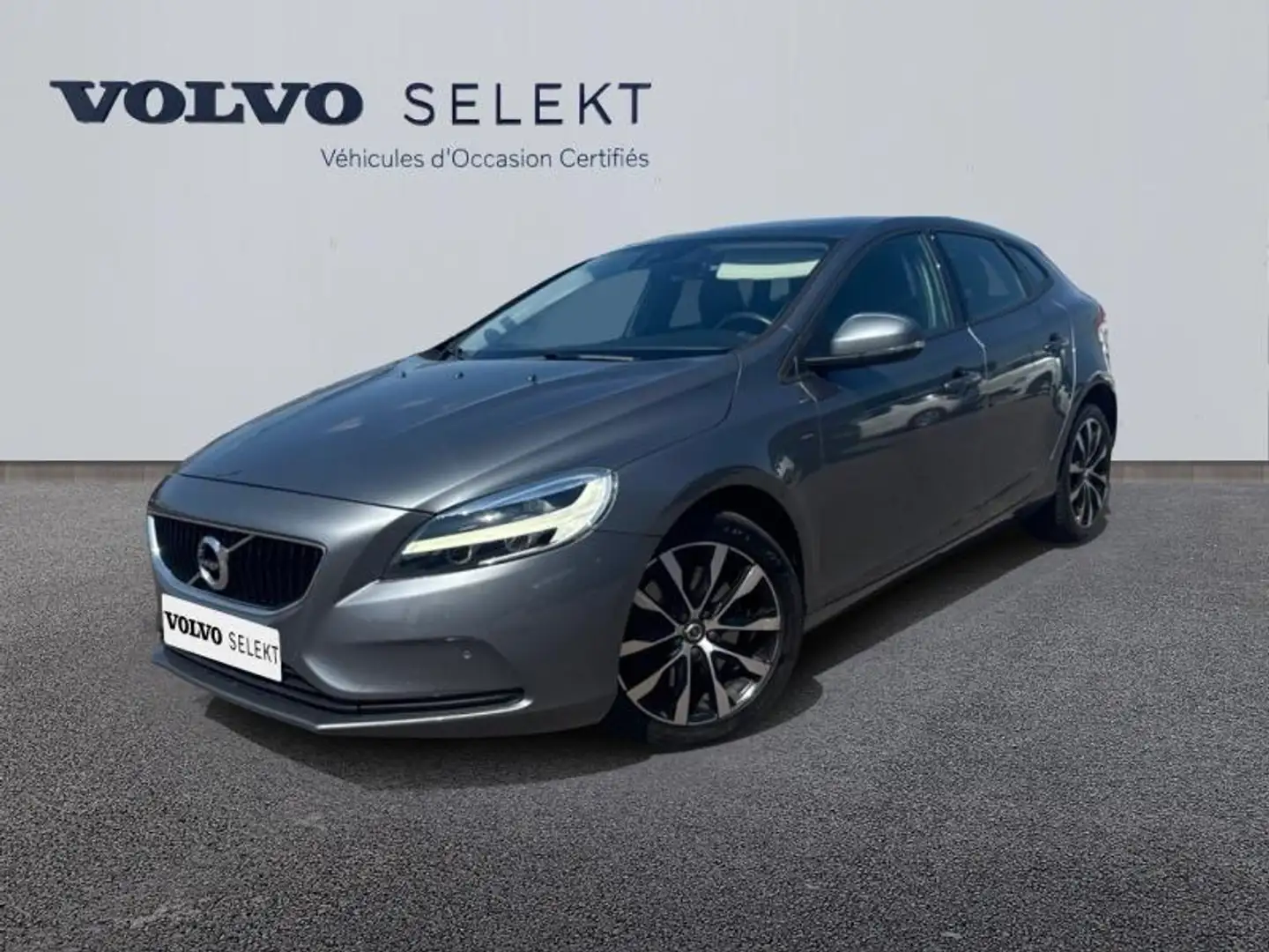 Volvo V40 T2 122ch Signature Edition Geartronic Gris - 1