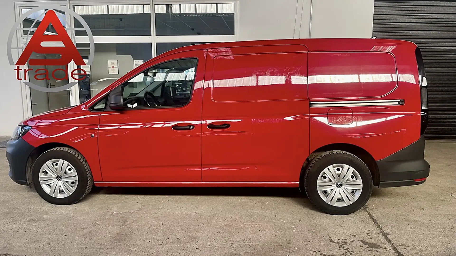 Volkswagen Caddy Maxi Cargo 2,0 TDI DSG 2x Schiebetür Rot - 2