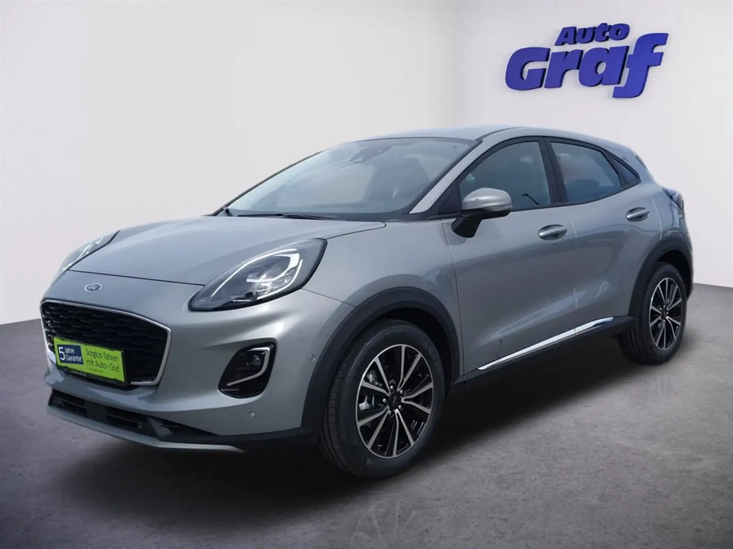 Ford Puma 1,0 EcoBoost Hybrid Titanium Aut. Gris - 1