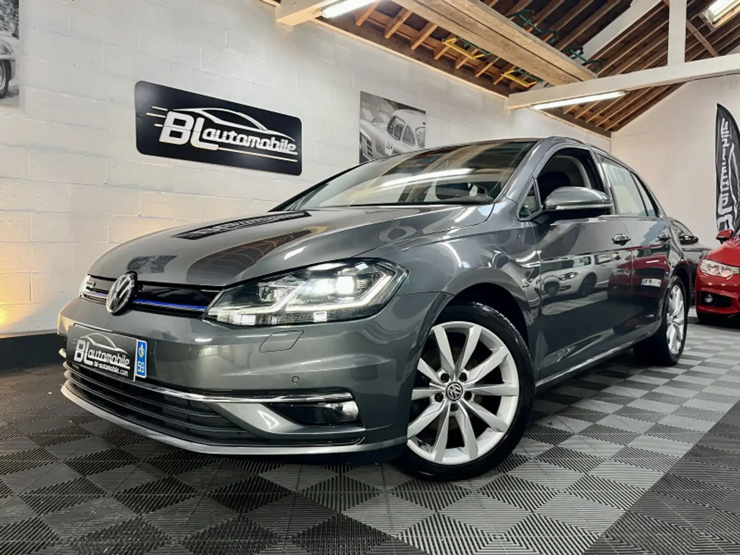 Volkswagen Golf 1.5 TSI EVO 130CH CARAT EURO6D-T 5P Gris - 1