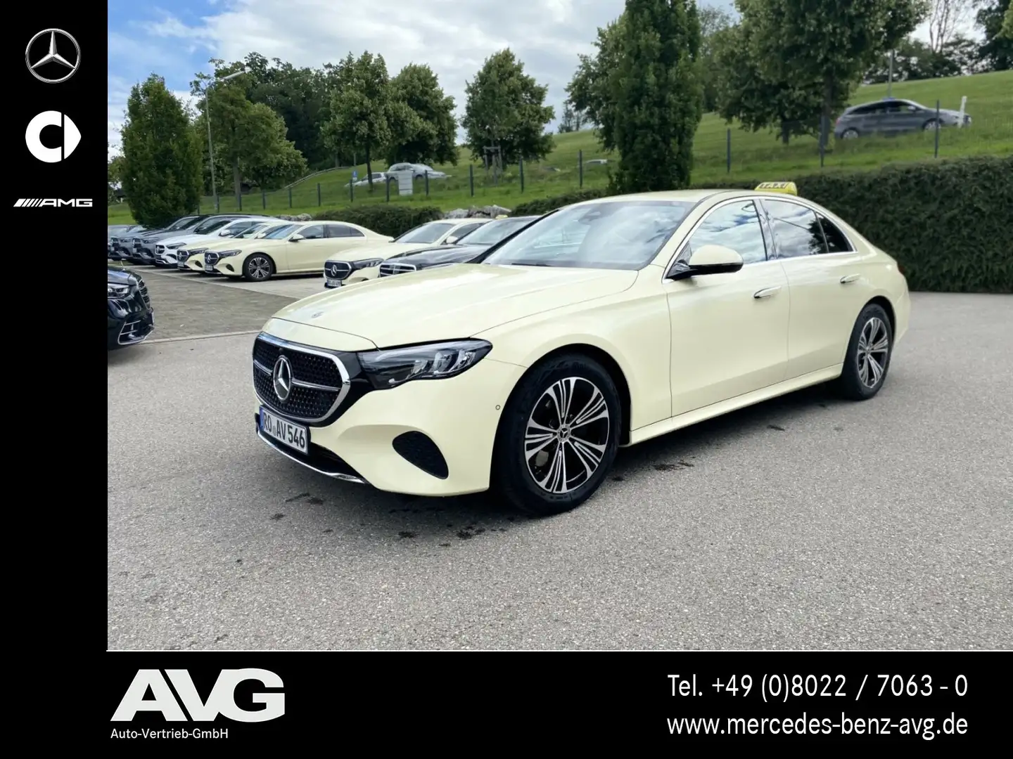 Mercedes-Benz E 200 E 200 d TAXI LED Shzg Fond Sitzkomfort Taxameter Beige - 1