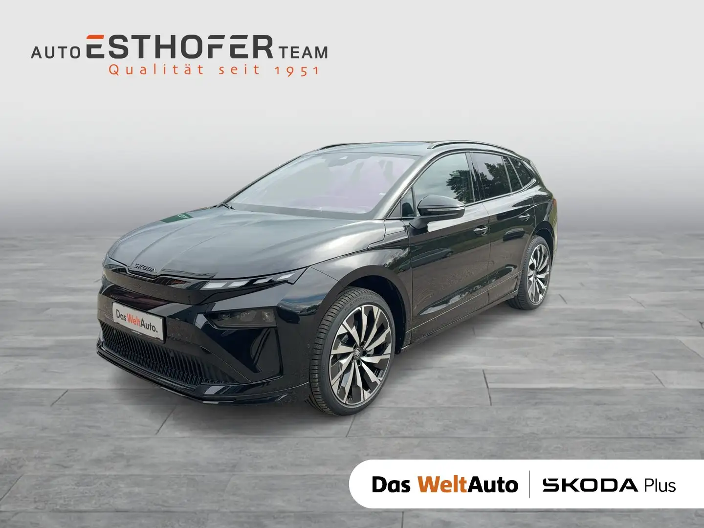 Skoda Enyaq Sportline 85x Schwarz - 1
