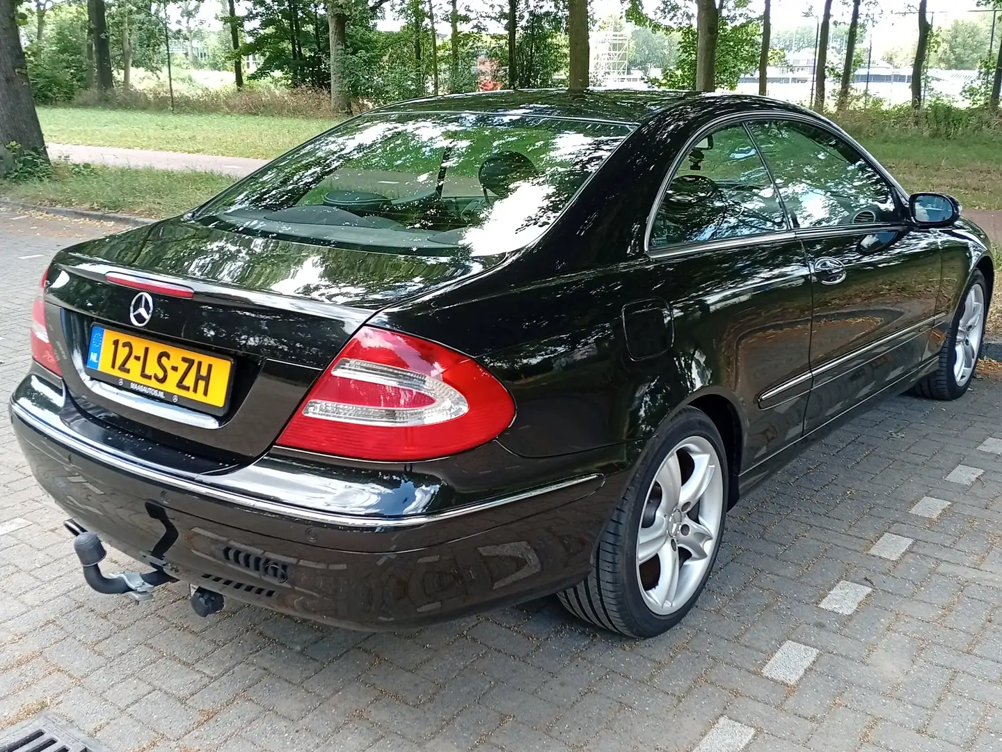 Mercedes-Benz CLK 200 CLK 200 K. Elegance Zwart - 2