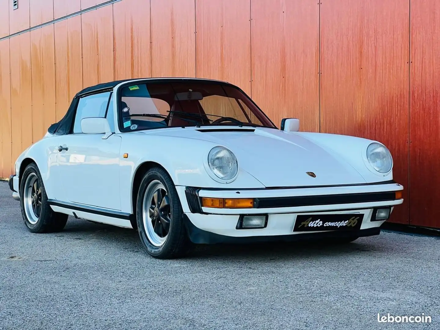 Porsche 911 cabriolet 3.2 carrera 231 ch Bianco - 1