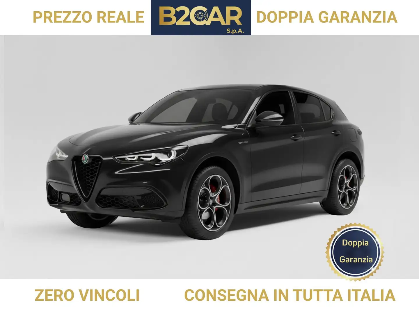 Alfa Romeo Stelvio Stelvio 2.2 Turbodiesel 210 CV AT8 Q4 Sprint Nero - 1