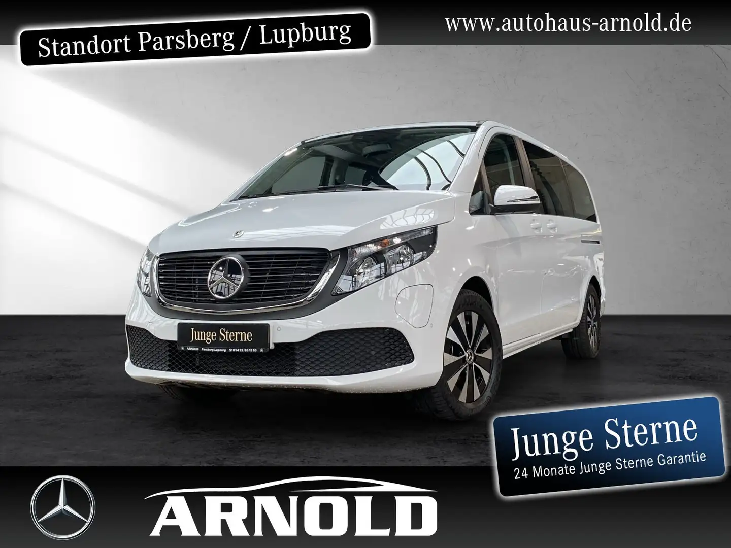 Mercedes-Benz EQV 300 EQV 300 Lang Kamera Sitzheiz. Totwinkel 7-Sitzer Weiß - 1