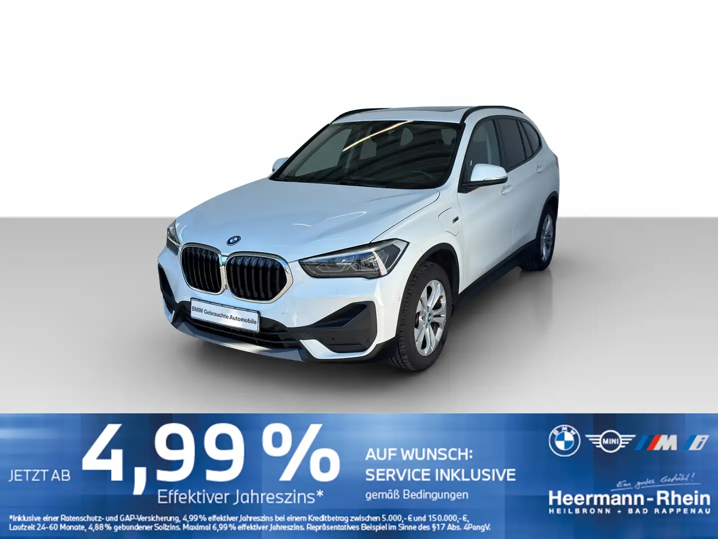 BMW X1 xDrive25e Navi.LED.GSD.Apple.DriveAss.ParkAss Bianco - 2