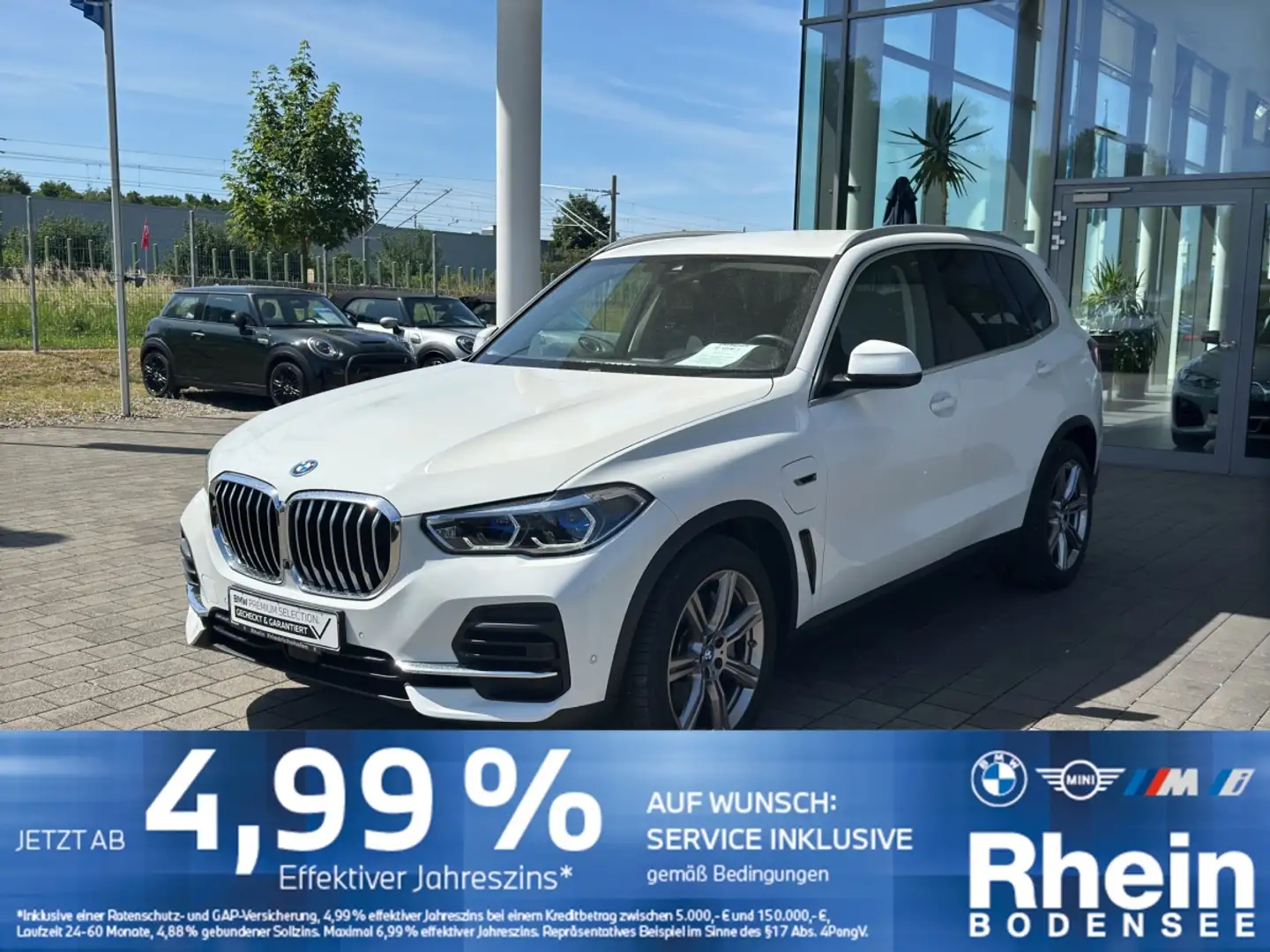 BMW X5 xDrive45e iPerformance AHK h&k 360° ACC Weiß - 1