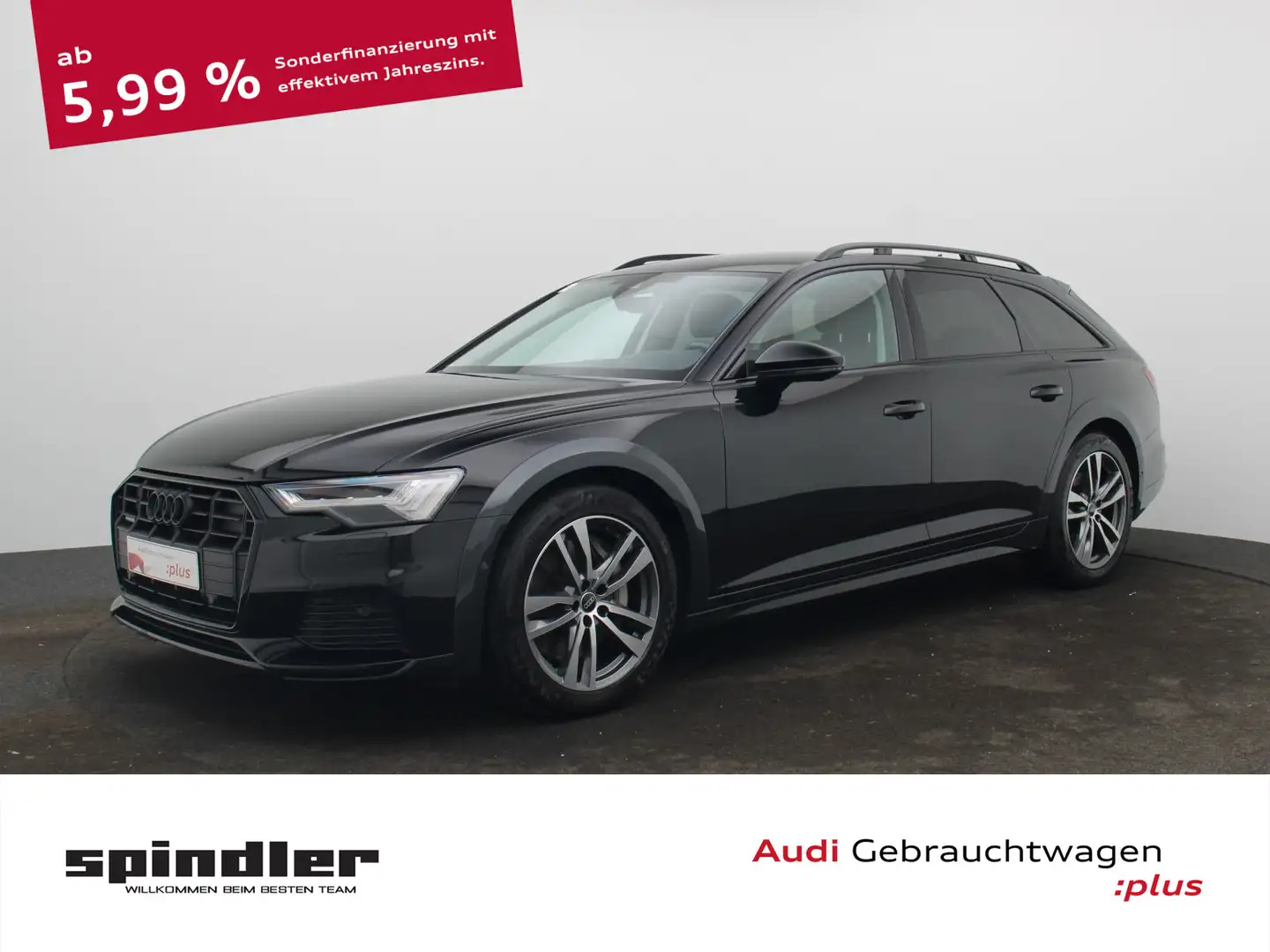 Audi A6 allroad 55 TDI / HD-Matrix, Navi, HuD Schwarz - 1
