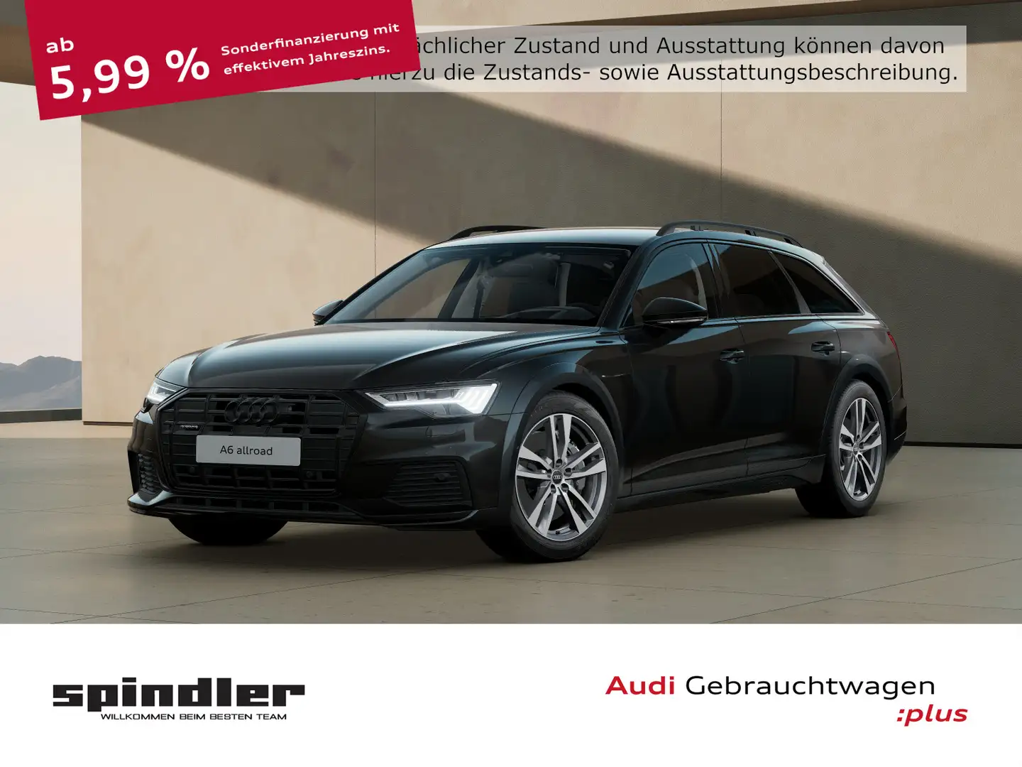 Audi A6 allroad 55 TDI / HD-Matrix, Navi, HuD Schwarz - 1