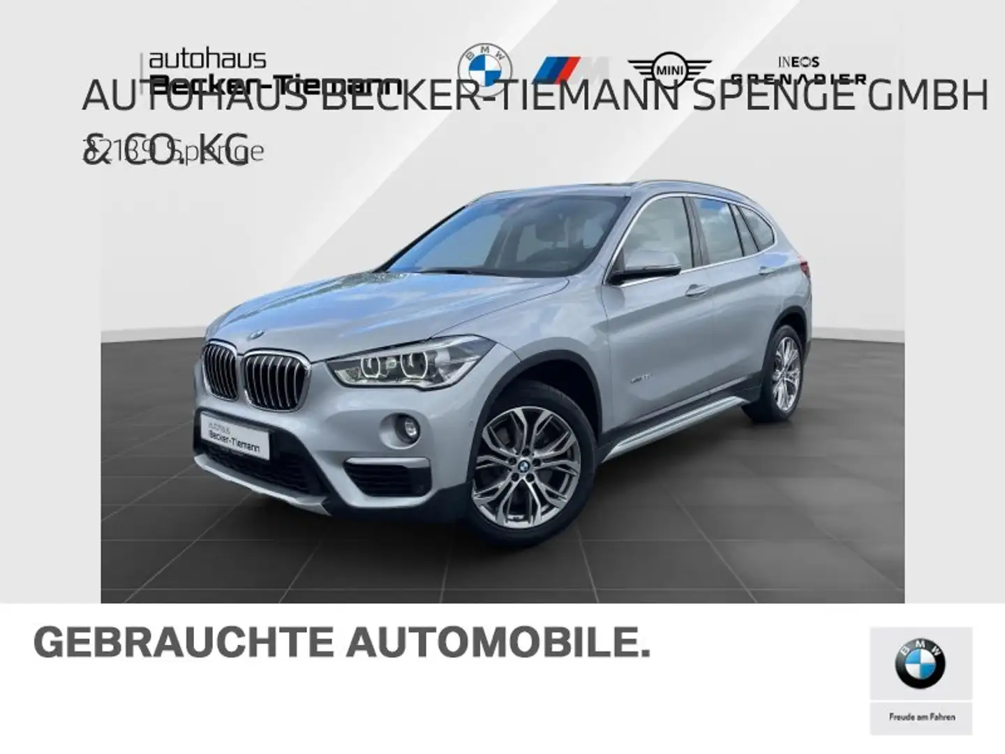 BMW X1 xDrive25d *AUT.*X LINE*LED*M SPORTLENKRAD*NAVI.PLU Argent - 1