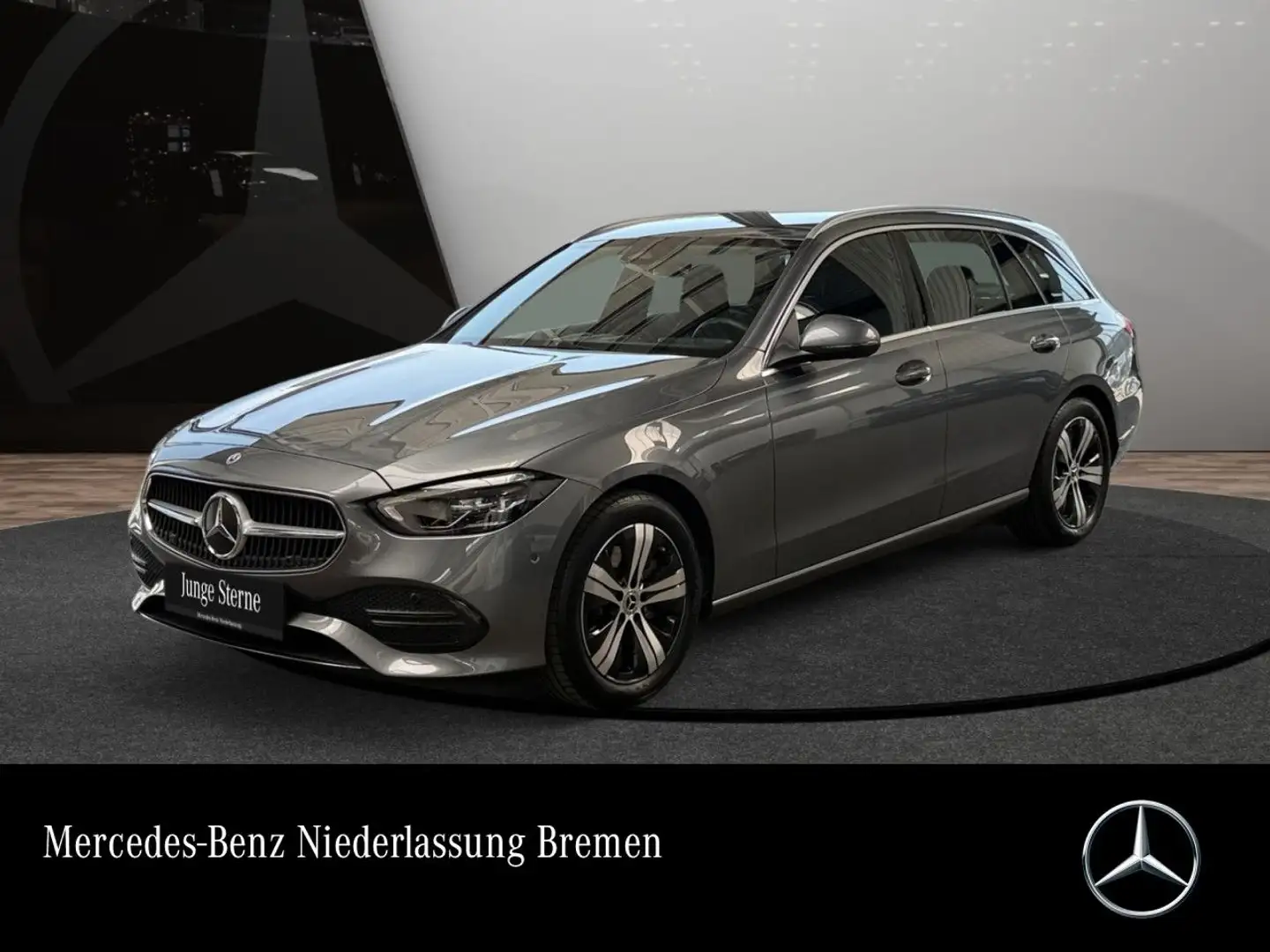 Mercedes-Benz C 200 T AVANTG+AHK+LED+KAMERA+KEYLESS+9G Gris - 1