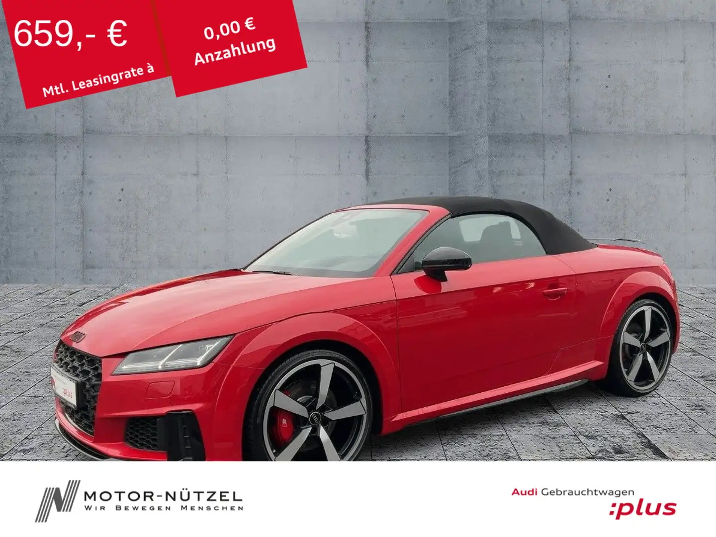 Audi TTS TFSI COMPETITION PLUS LED+NAVI+B&O Rojo - 1