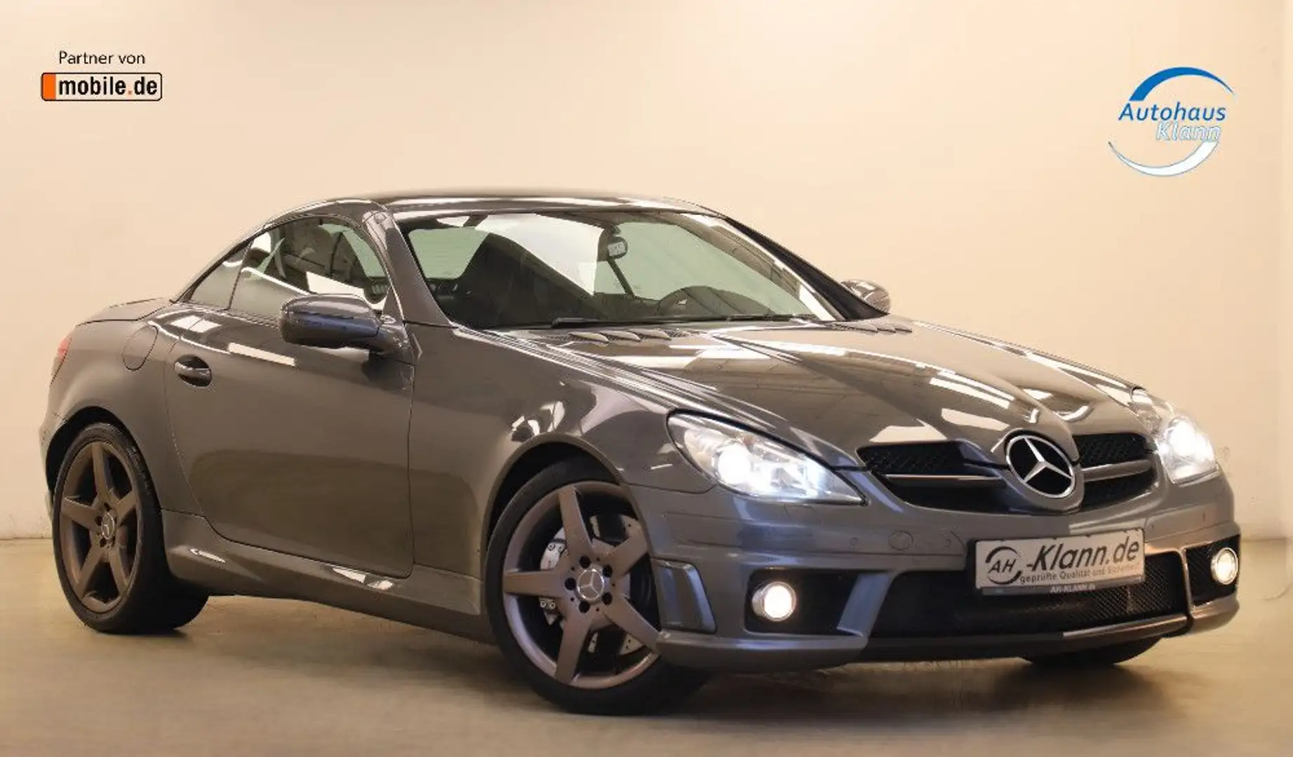 Mercedes-Benz SLK 55 AMG 360PS V8 Sauger Designo Deutsches FZG Gris - 1
