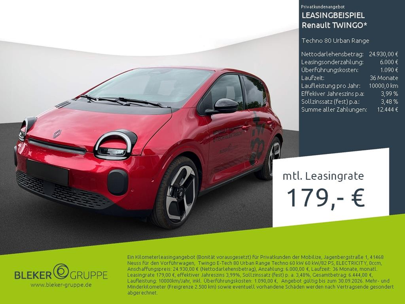 Renault Twingo Techno 80 Urban Range
