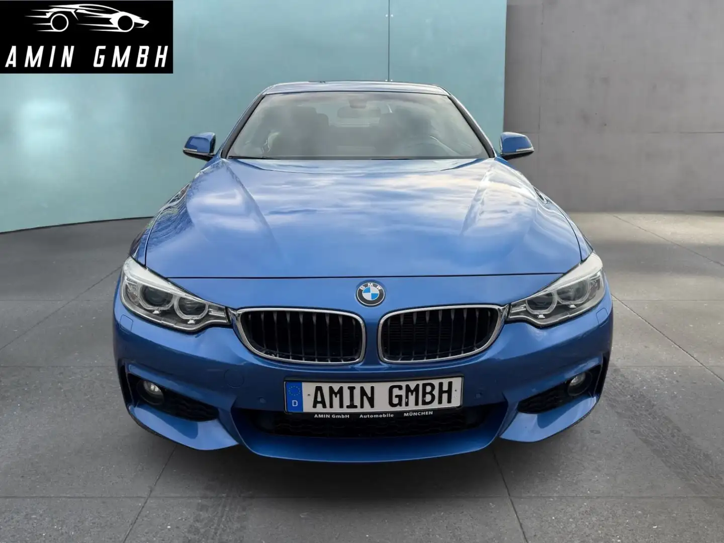 BMW 420 d  M-Paket Coupe Blau - 2