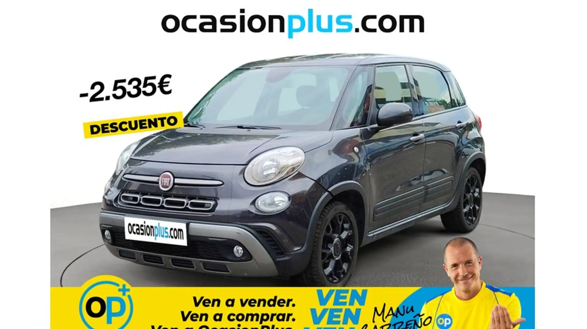 Fiat 500L 1.4 Cross Gris - 1
