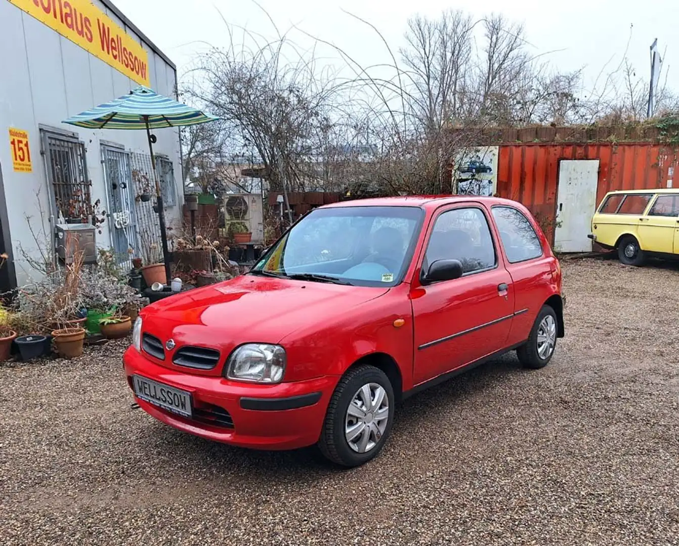 Nissan Micra 1.0 Sparmobil TÜV NEU + Gewährleistung !! Roşu - 2