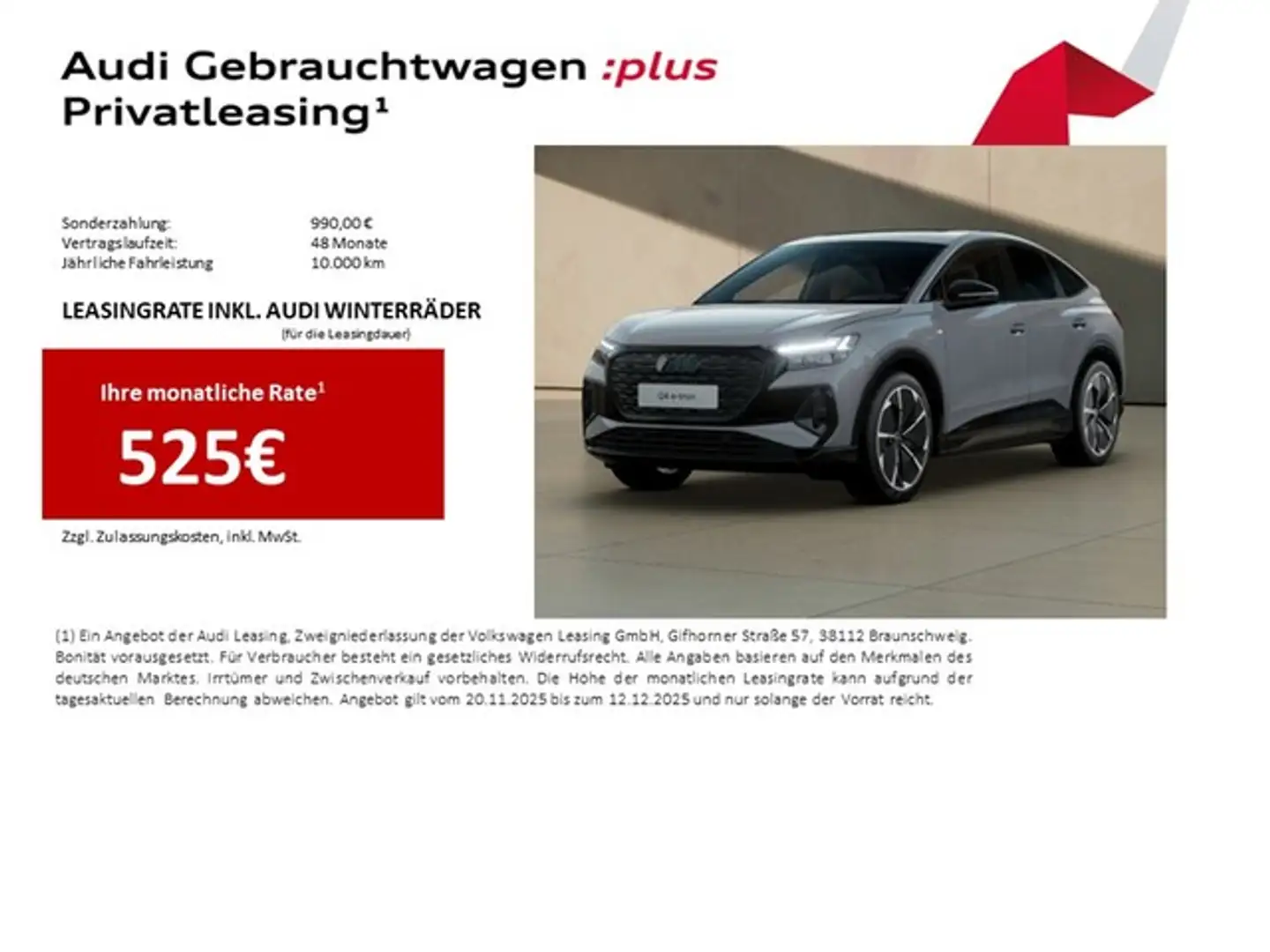 Audi Q4 e-tron Sportback 55 quattro S line Edition LM21 Pano A... Grau - 2