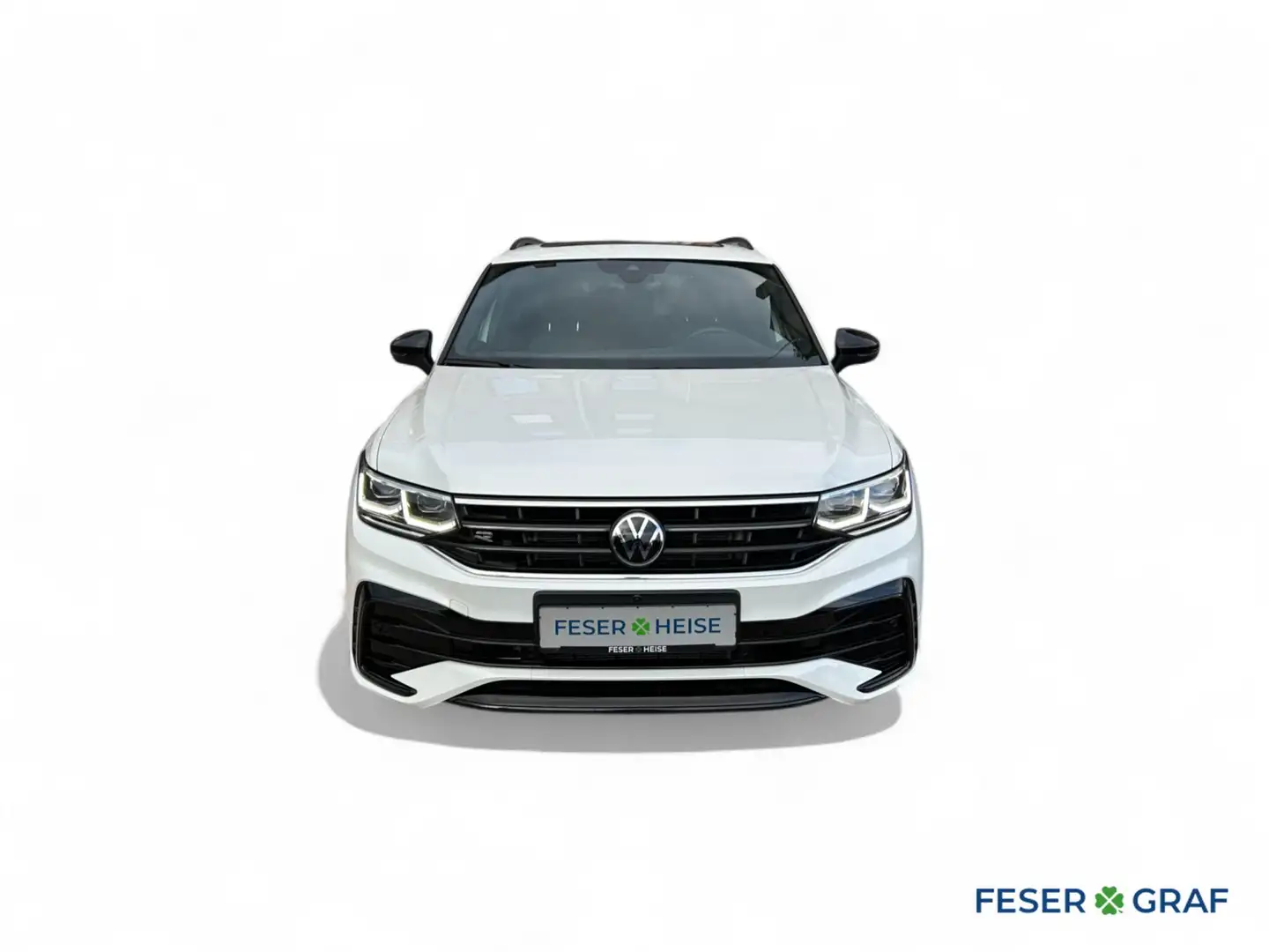 Volkswagen Tiguan Allspace R-Line 2.0TDI 4Motion DSG/IQ.Light/Pano/Navi/360°C Weiß - 2