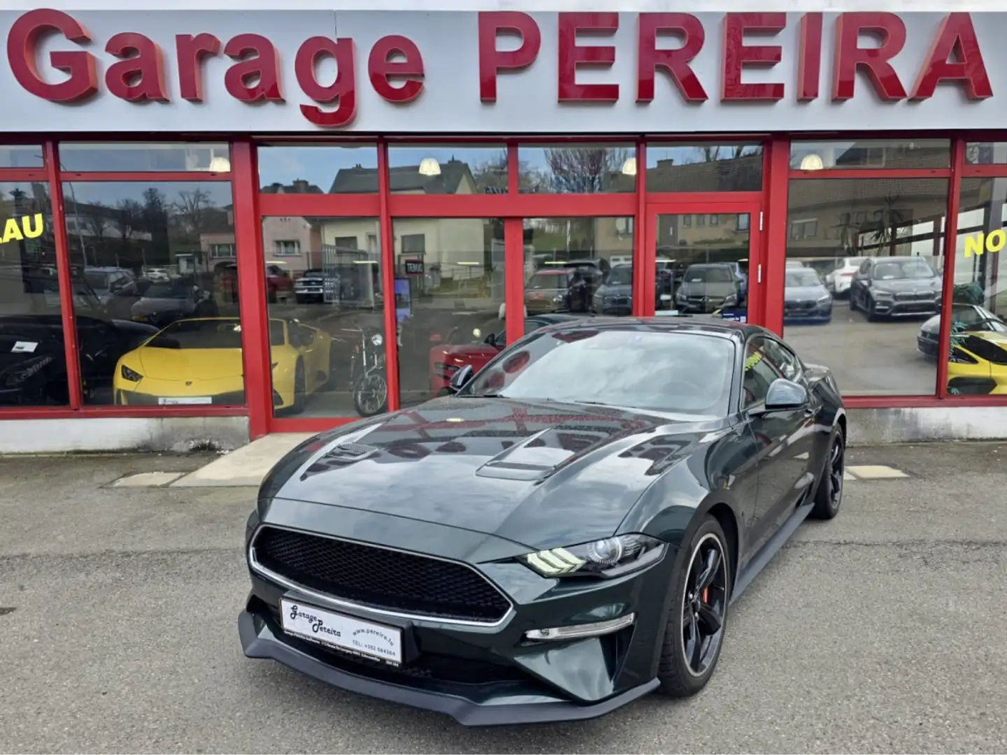 Ford Mustang 5.0 BULLITT L0753/1000 EUROPA COC CUIR NAVI Groen - 2