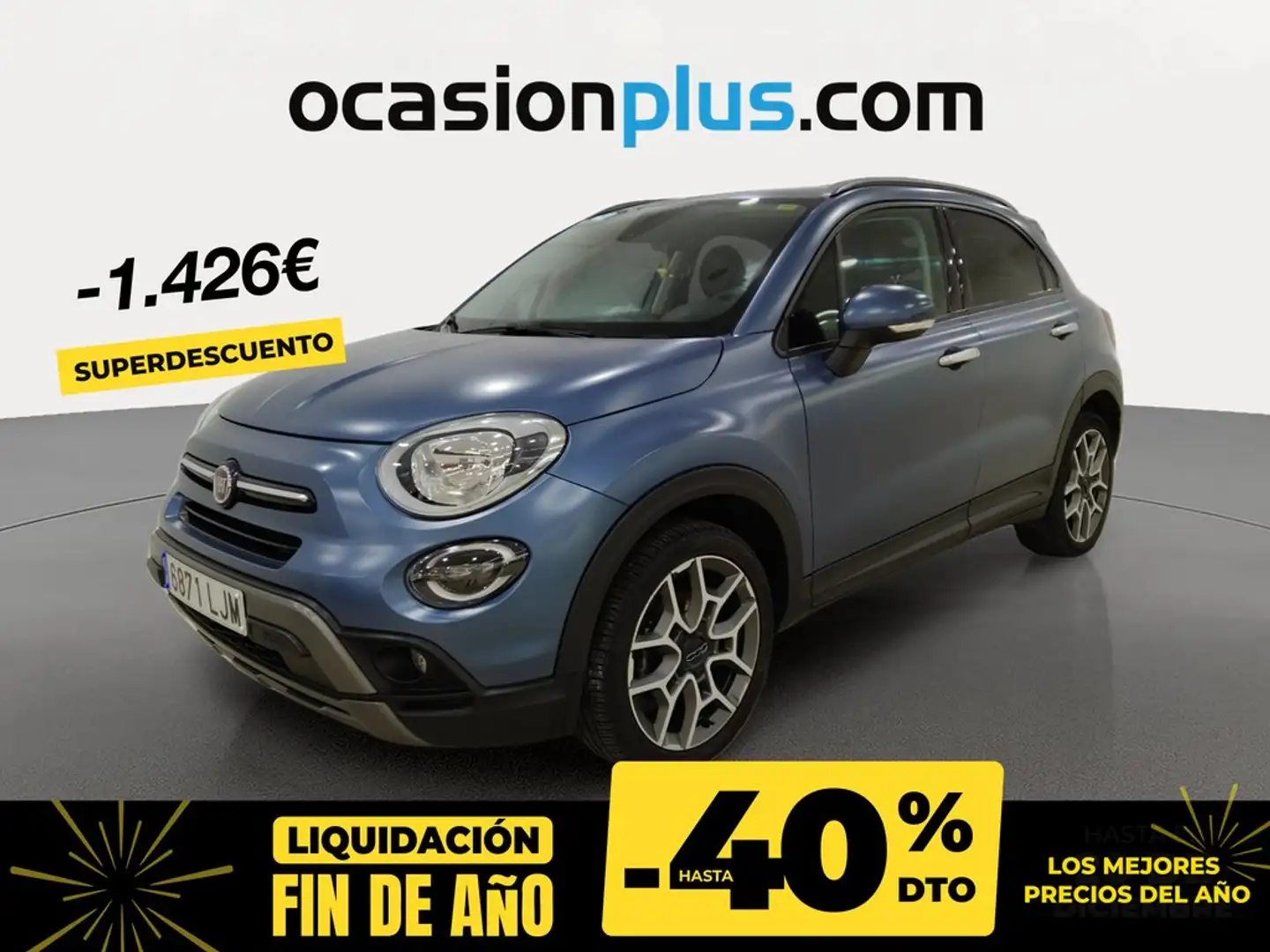 Fiat 500X 1.6Mjt S&S Cross 4x2 DCT 88kW Azul - 1